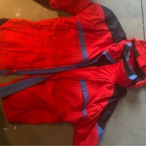 Men’s Lands' End Red and Black Puffer Jacket